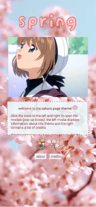 A mobile preview of the theme.